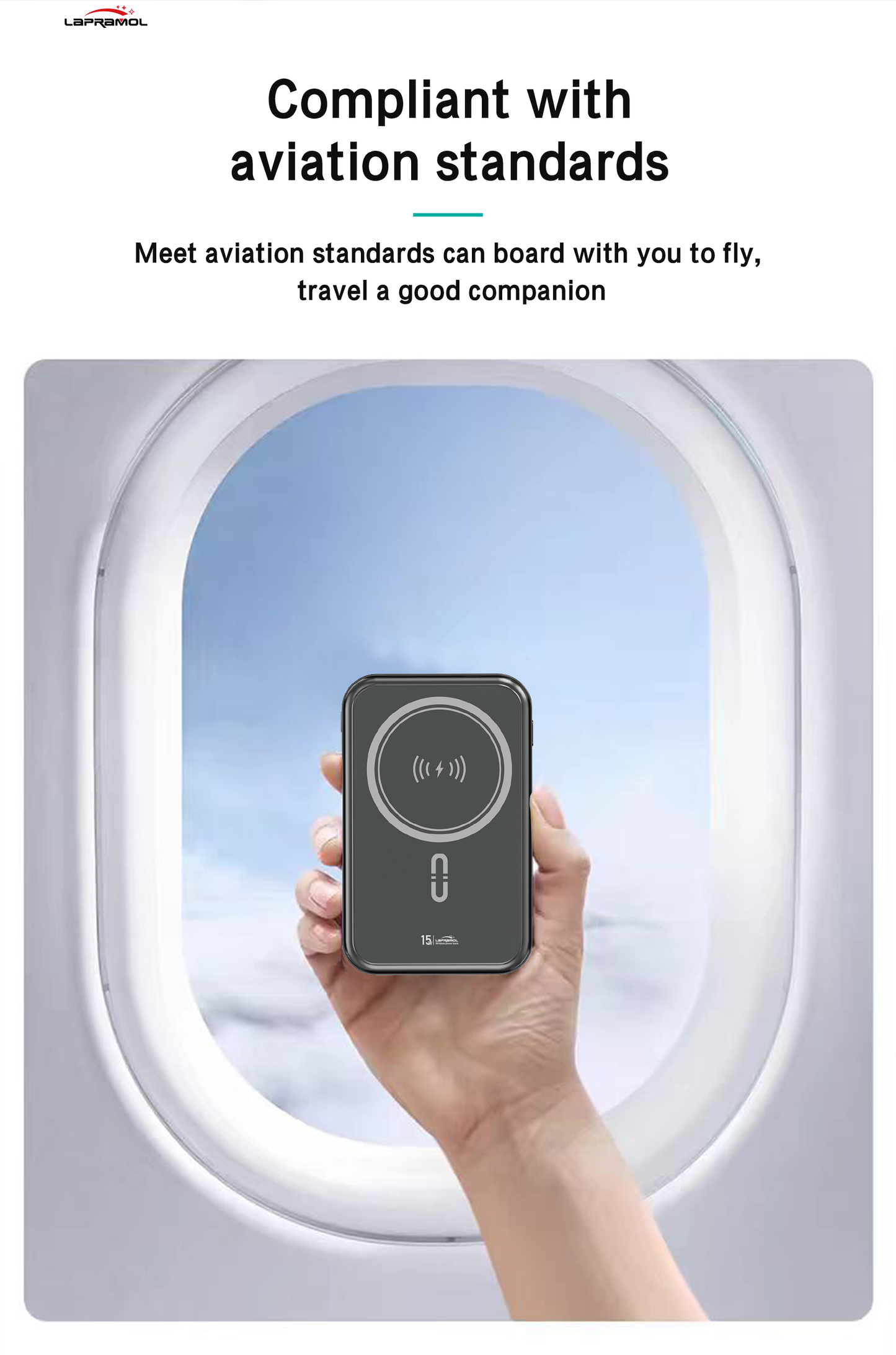 Lapramol MagSafe Power Bank (5000mAh & 10,000mAh) – Magnetic Wireless Fast Charging, Built-In Cables