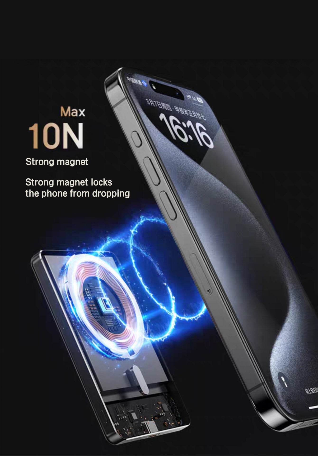 Lapramol MagSafe Power Bank (5000mAh & 10,000mAh) – Magnetic Wireless Fast Charging, Built-In Cables