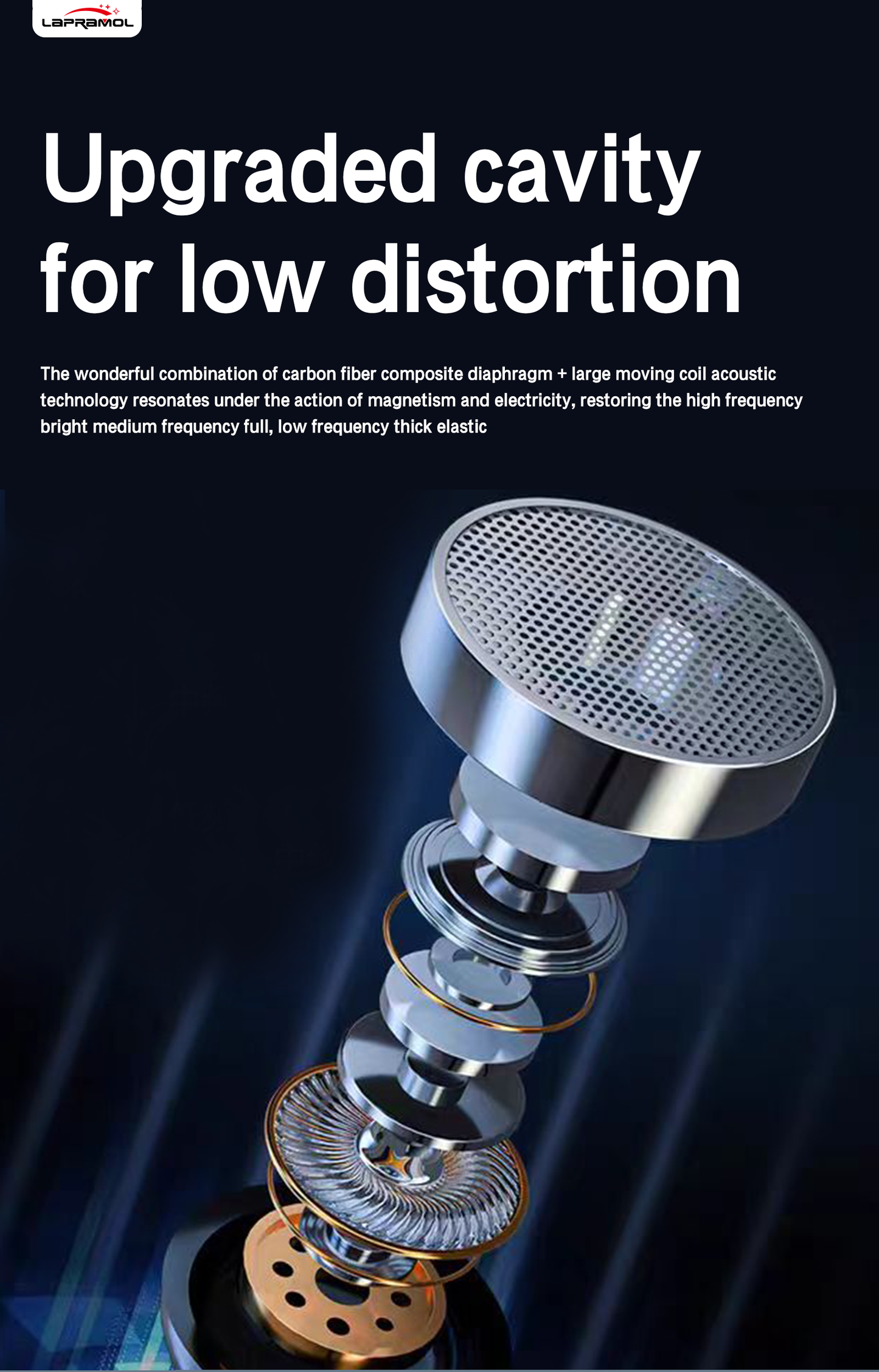 Lapramol LP-SP04 Wireless Neckband Earphones