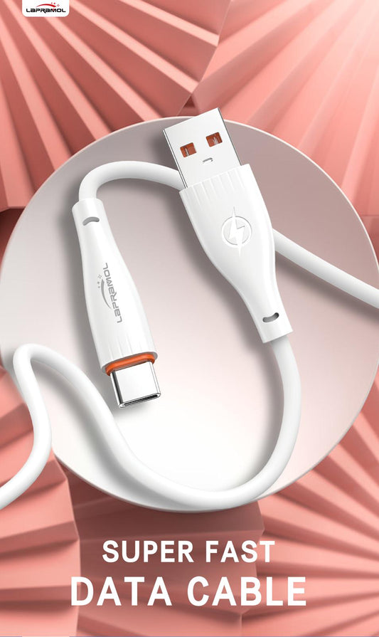LAPRAMOL LP-B05 Series 60W Silicone Fast Charging Cable (1.2m)