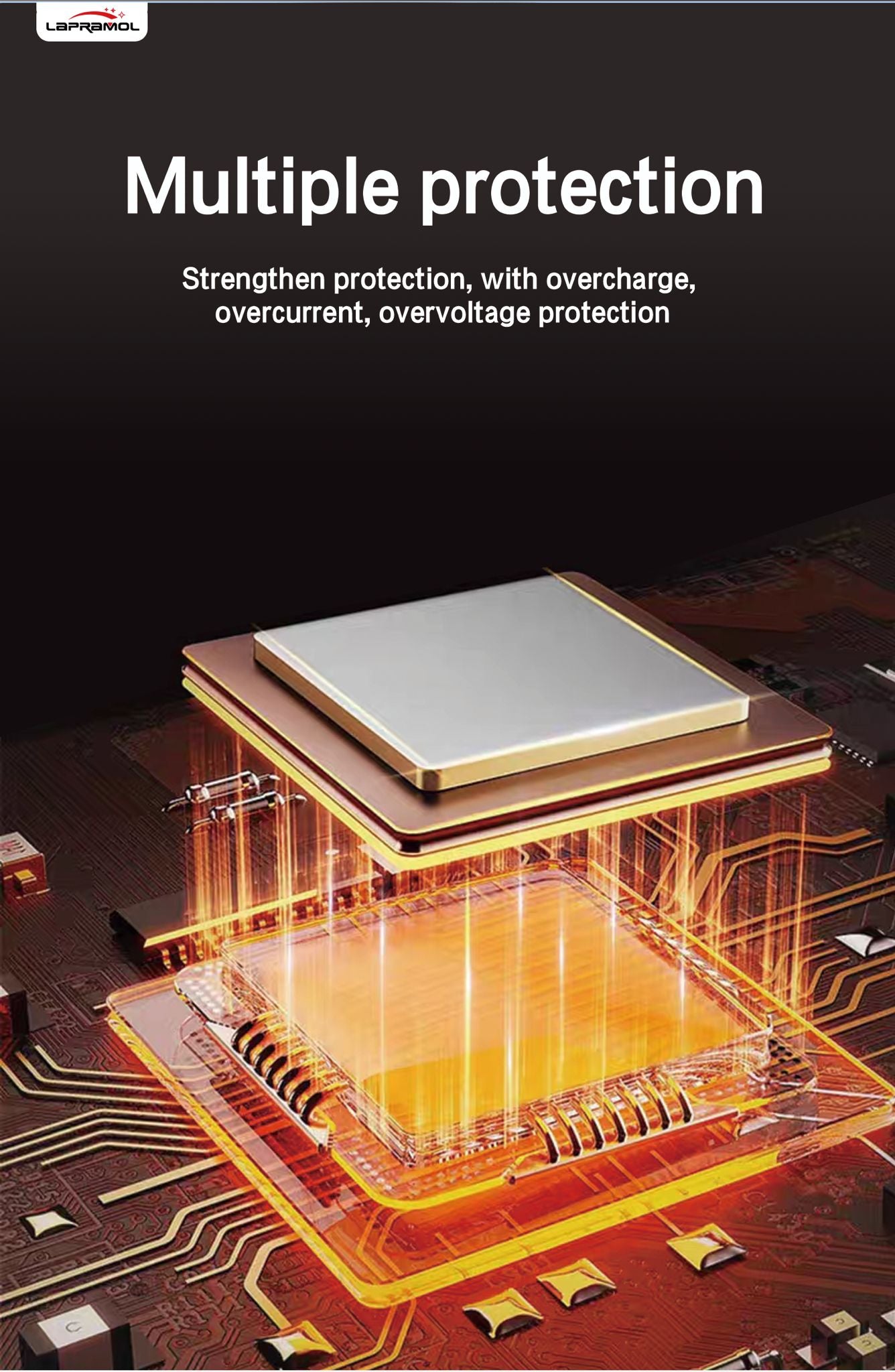 Lapramol LP-R22 48W PD Fast Car Charger (Dual USB-A + USB-C, High-Speed & Durable)